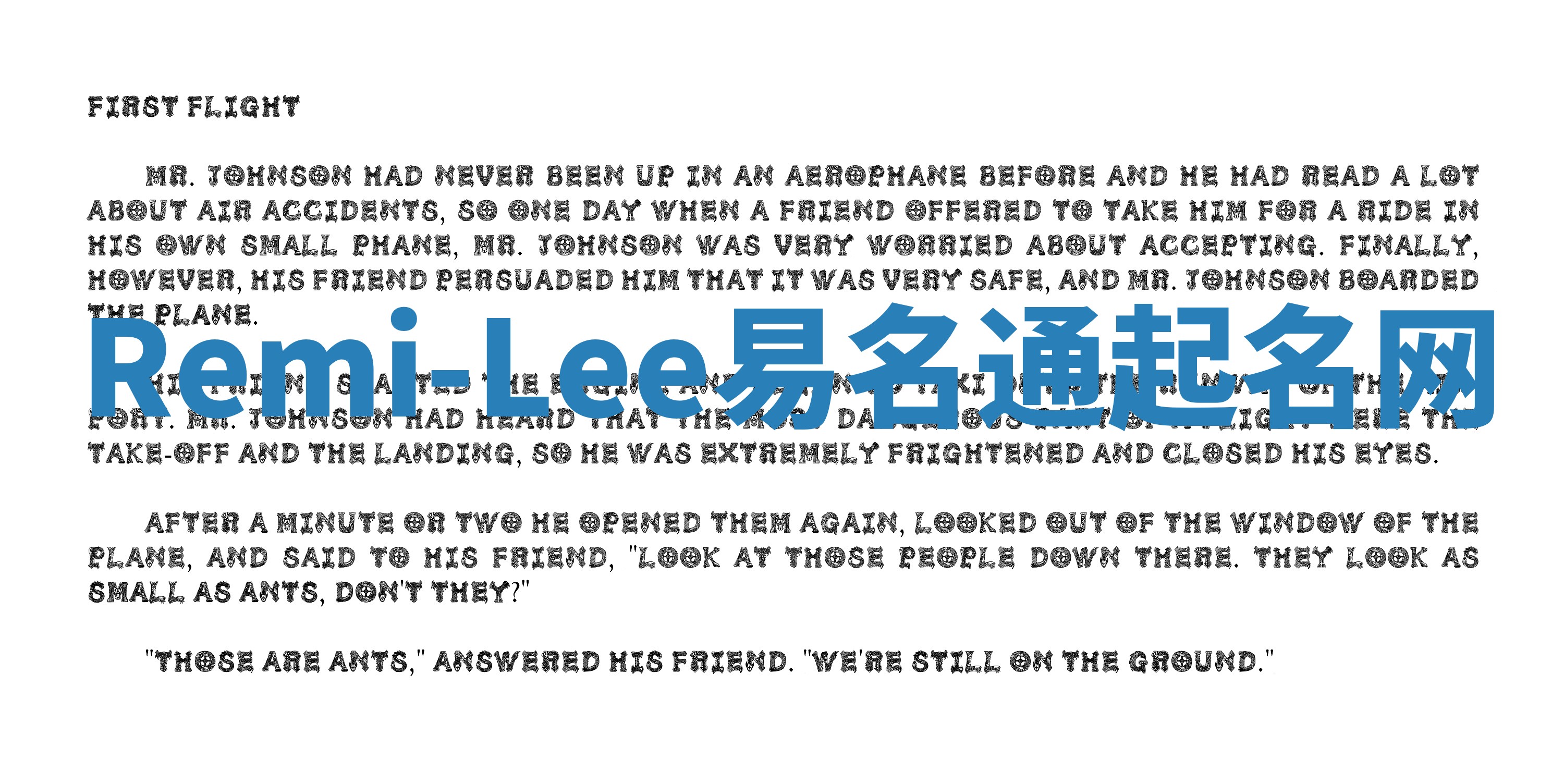 Remi-Lee易名通起名网