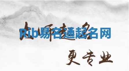 Rib易名通起名网