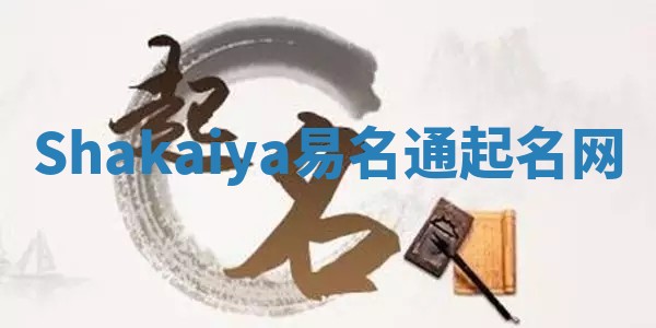Shakaiya易名通起名网