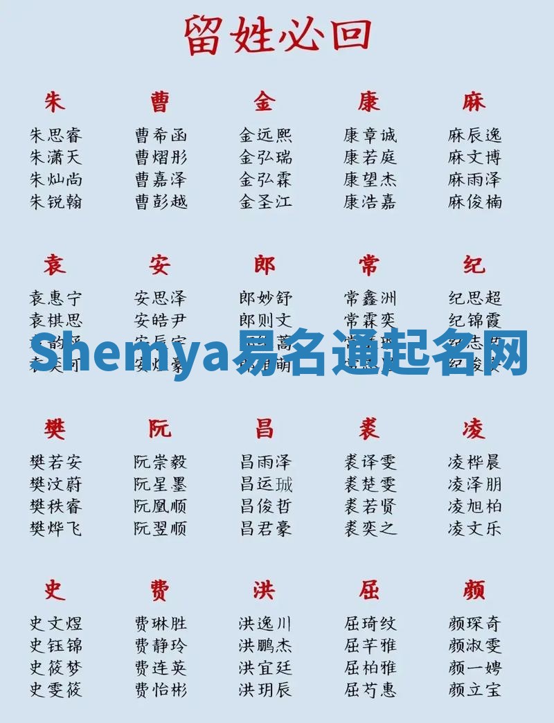 Shemya易名通起名网