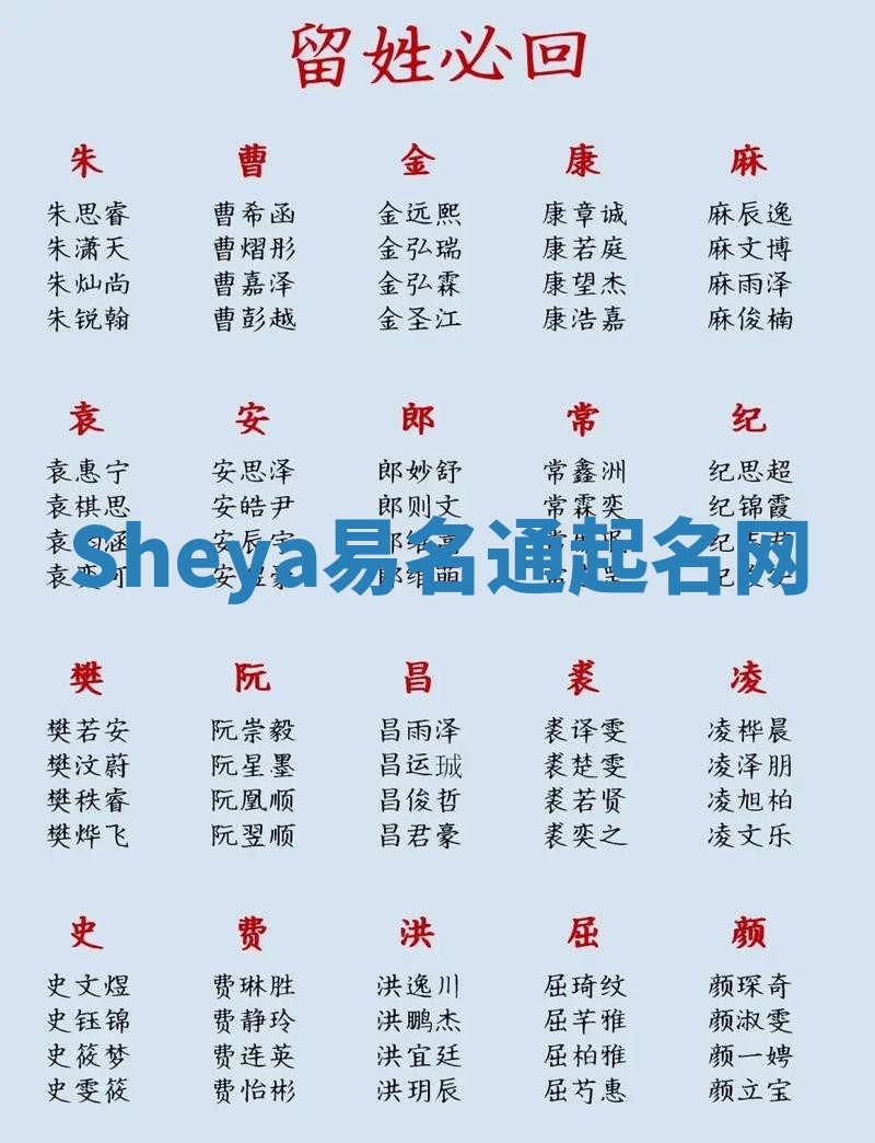 Sheya易名通起名网