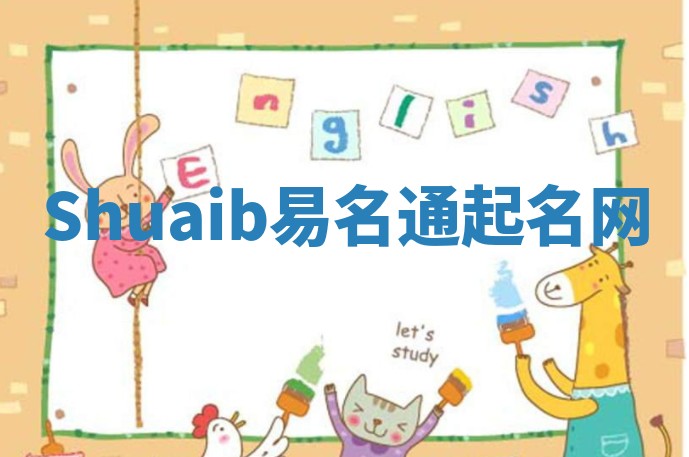Shuaib易名通起名网