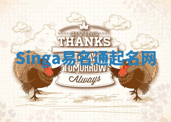 Singa易名通起名网
