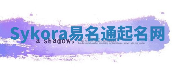 Sykora易名通起名网