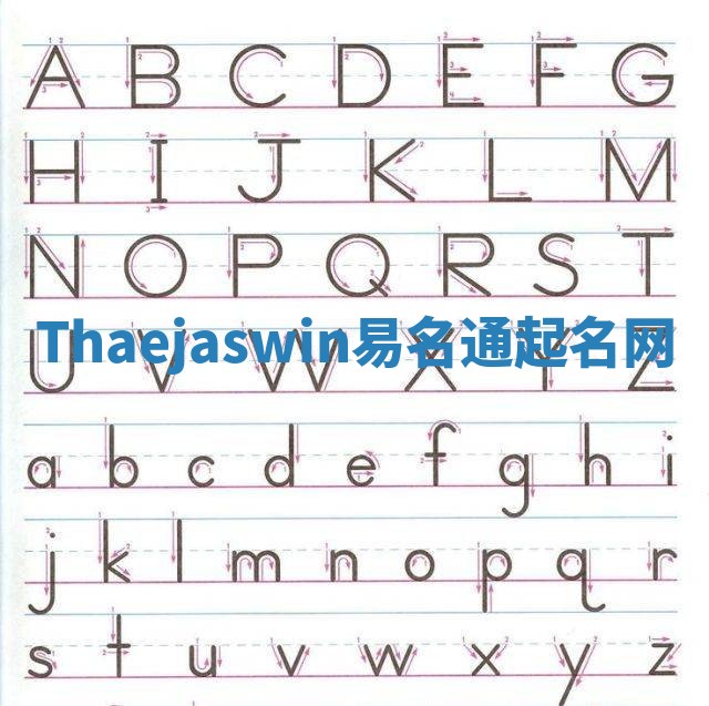 Thaejaswin易名通起名网