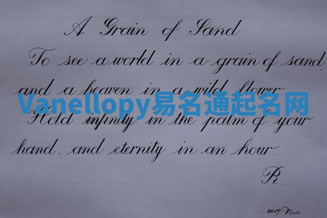 Vanellopy易名通起名网