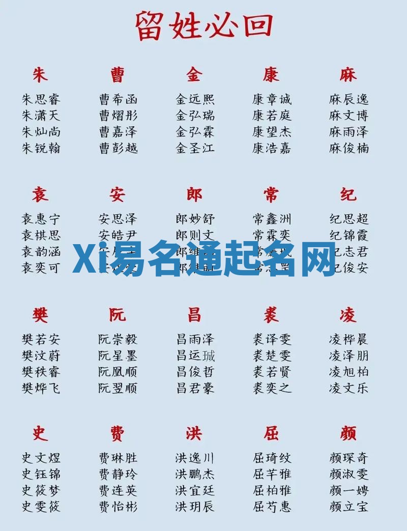 Xi易名通起名网 Xi易名通起名网