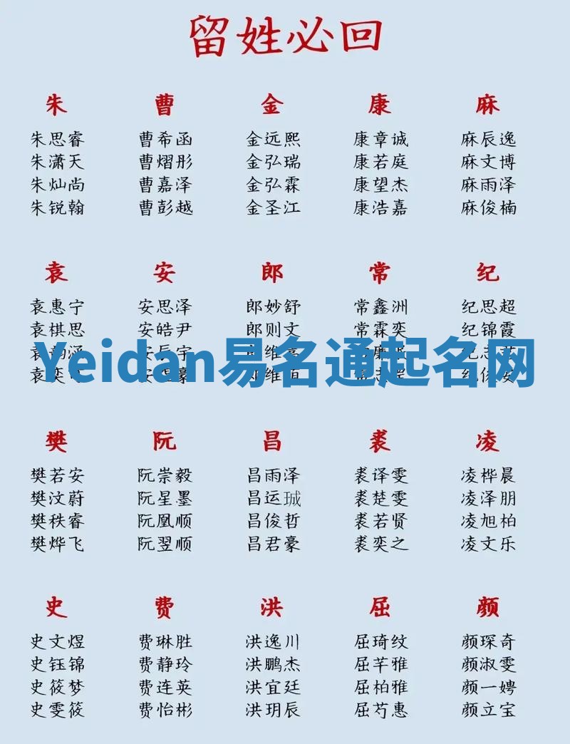 Yeidan易名通起名网 Yeidan易名通起名网
