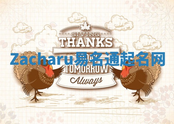 Zacharu易名通起名网