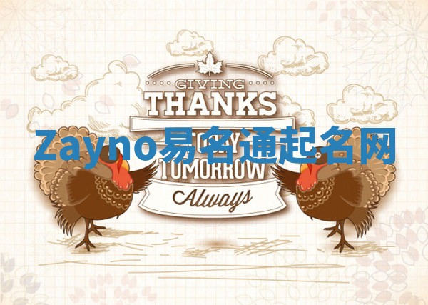 Zayno易名通起名网 Zayno易名通起名网