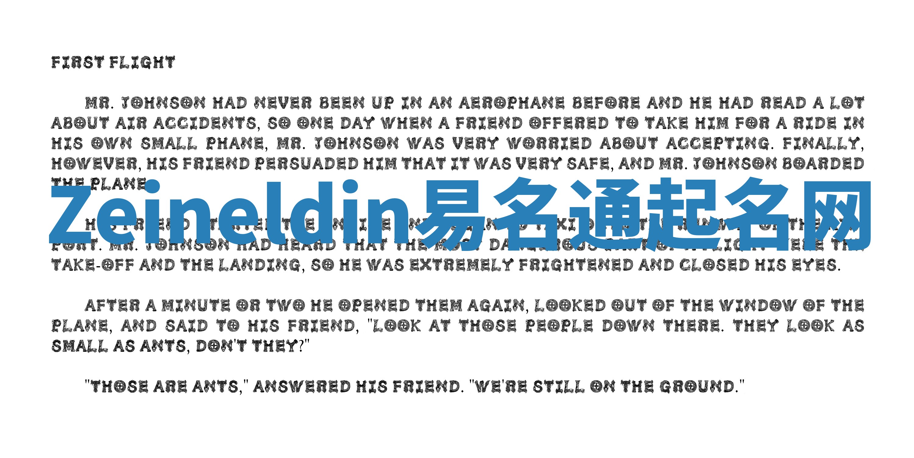 Zeineldin易名通起名网