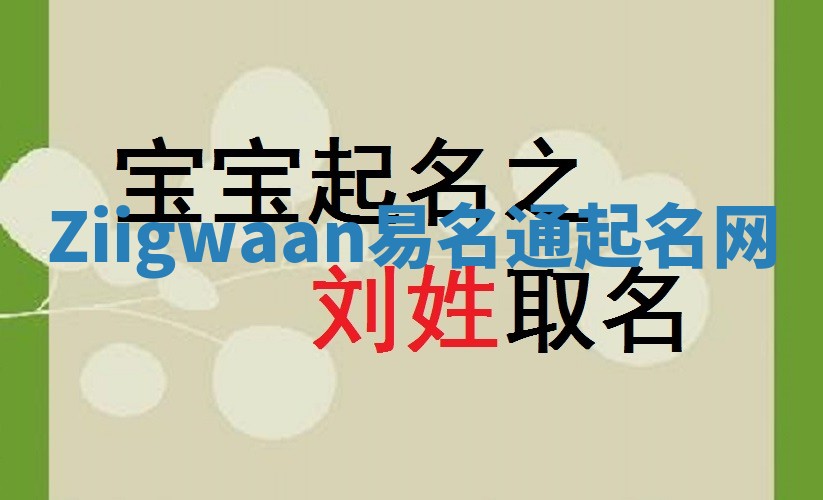 Ziigwaan易名通起名网